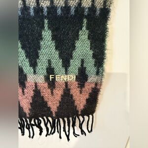 Authentic Fendi Blanket Scarf